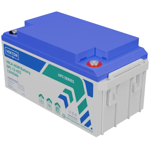 Аккумуляторная батарея VEKTOR BATTERY GPL 12-65S